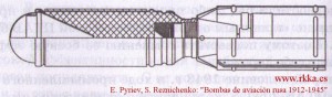 Standardní protitanková bomba PTAB-2.5-1.5, s číslem 3-01548 technický výkres, modelový rok 1944.